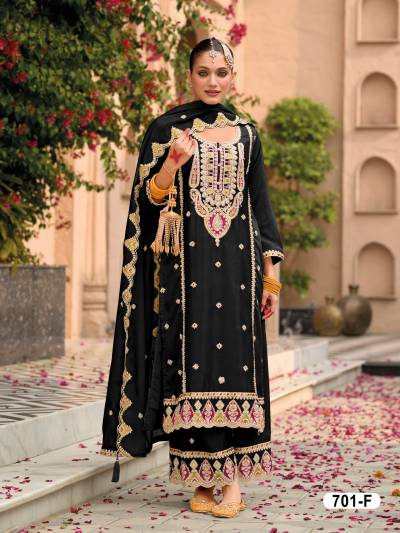 DN 701 BY OS DESIGNER PAKISTANI CHINON SALWAR SUIT WHOLESALER IN INDIA